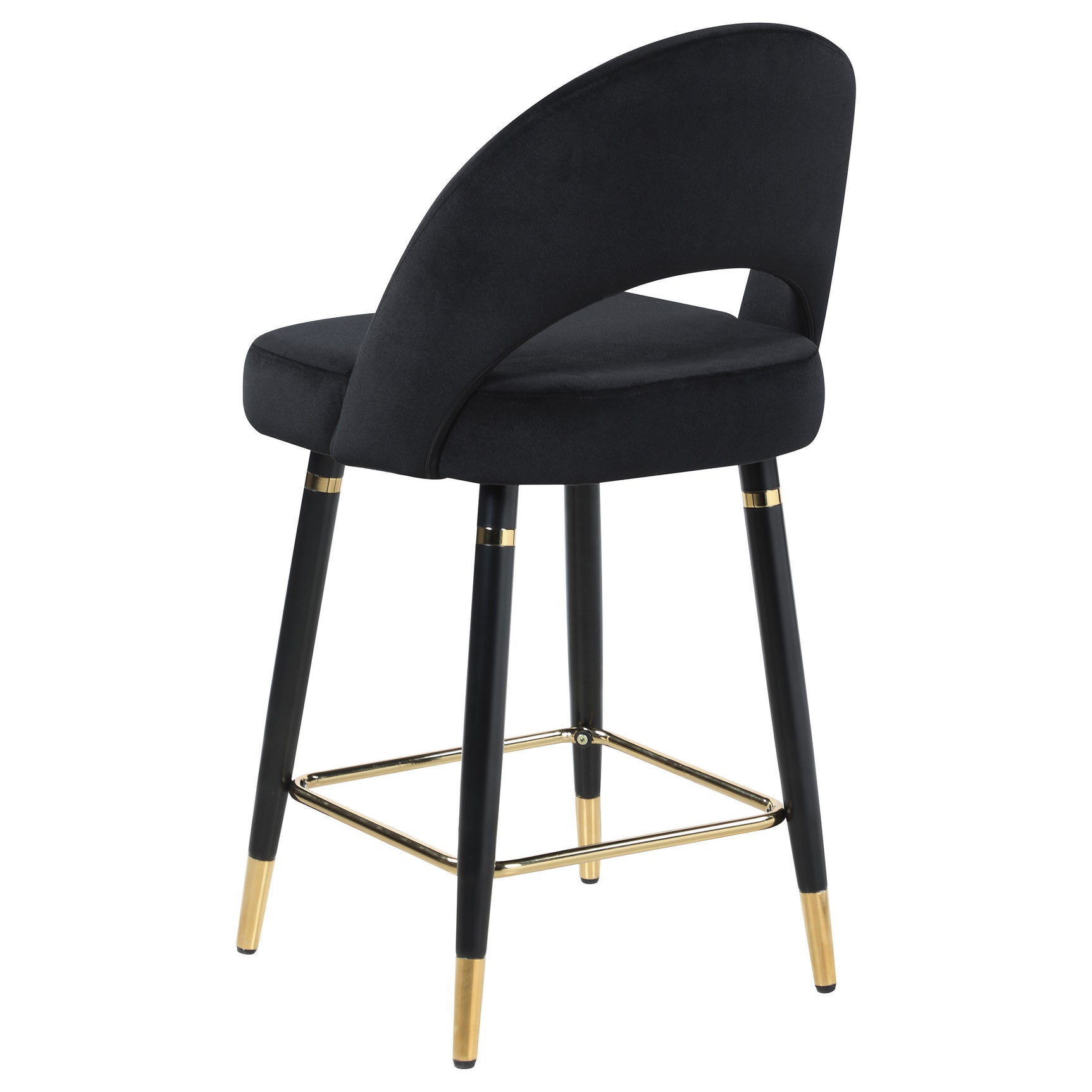 Ellie Black Mirrored Counter Height Dining Set main view