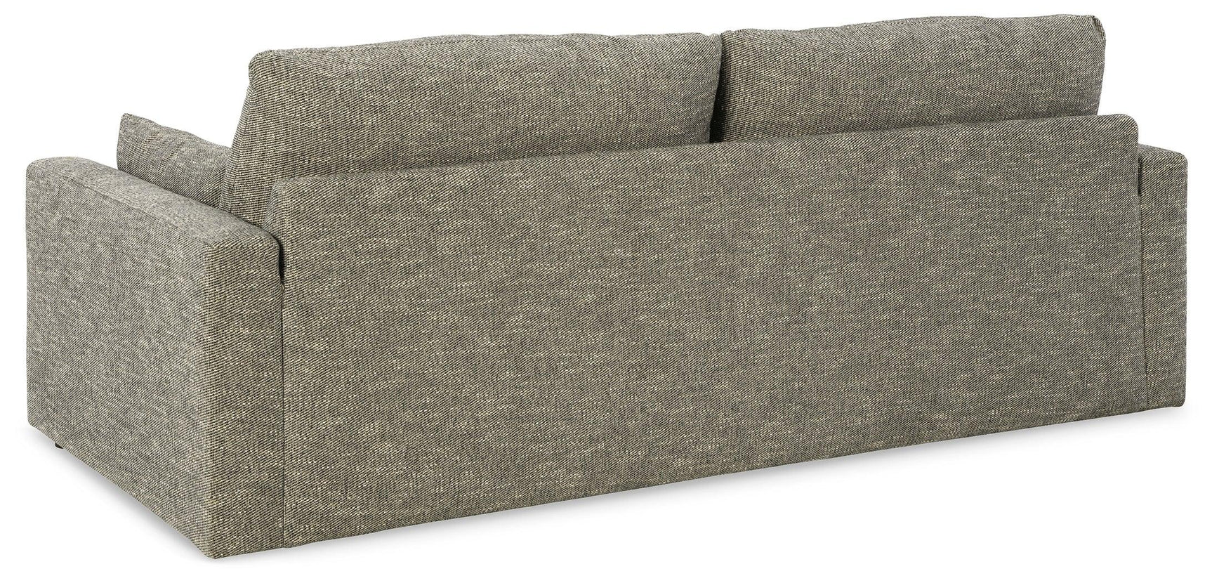 Dramatic Granite Chenille Sofa back view