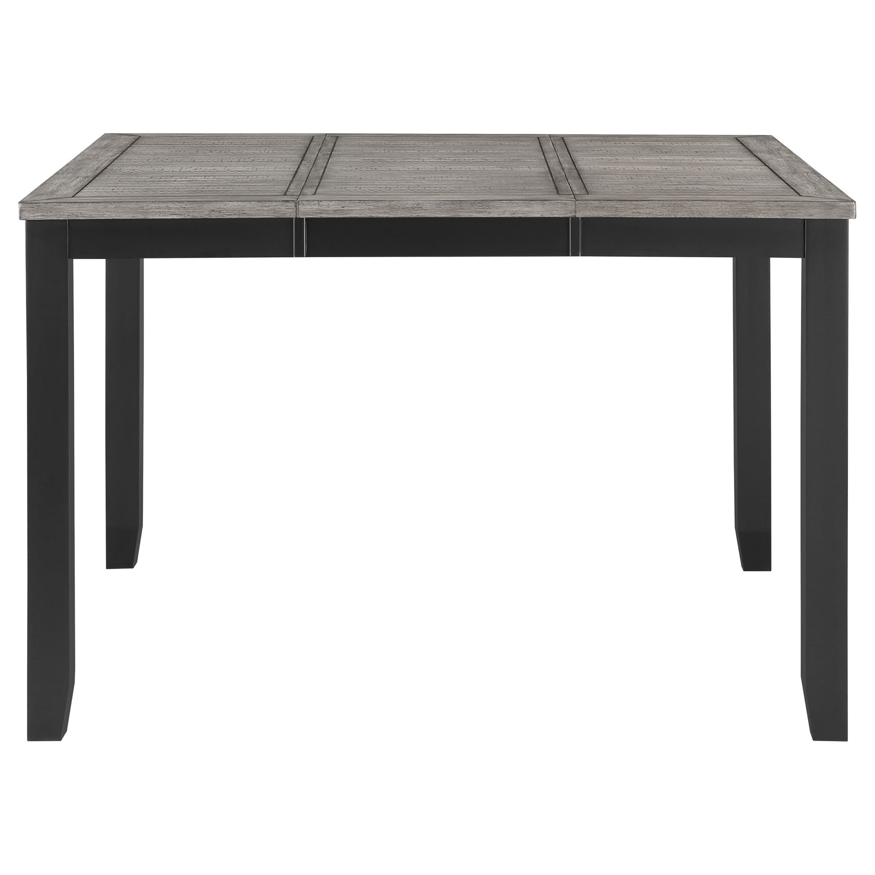 Front view of Elodie counter height dining table with chairs
