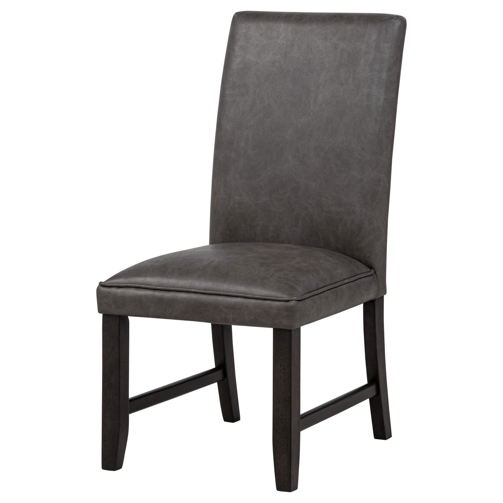Solid rubberwood tapered legs of Averill dining chair