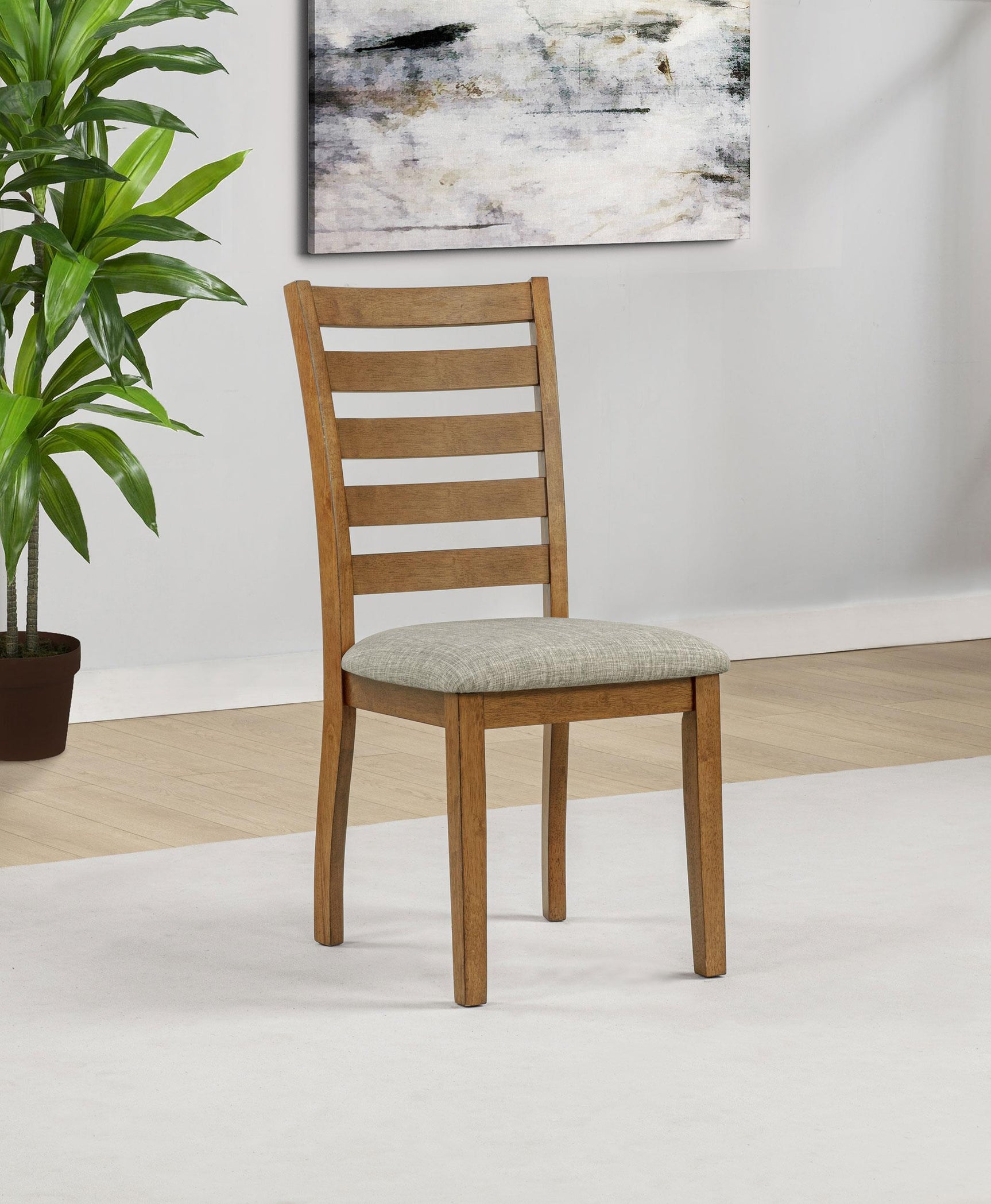 Atwood Wood Dining Side Chair side angle