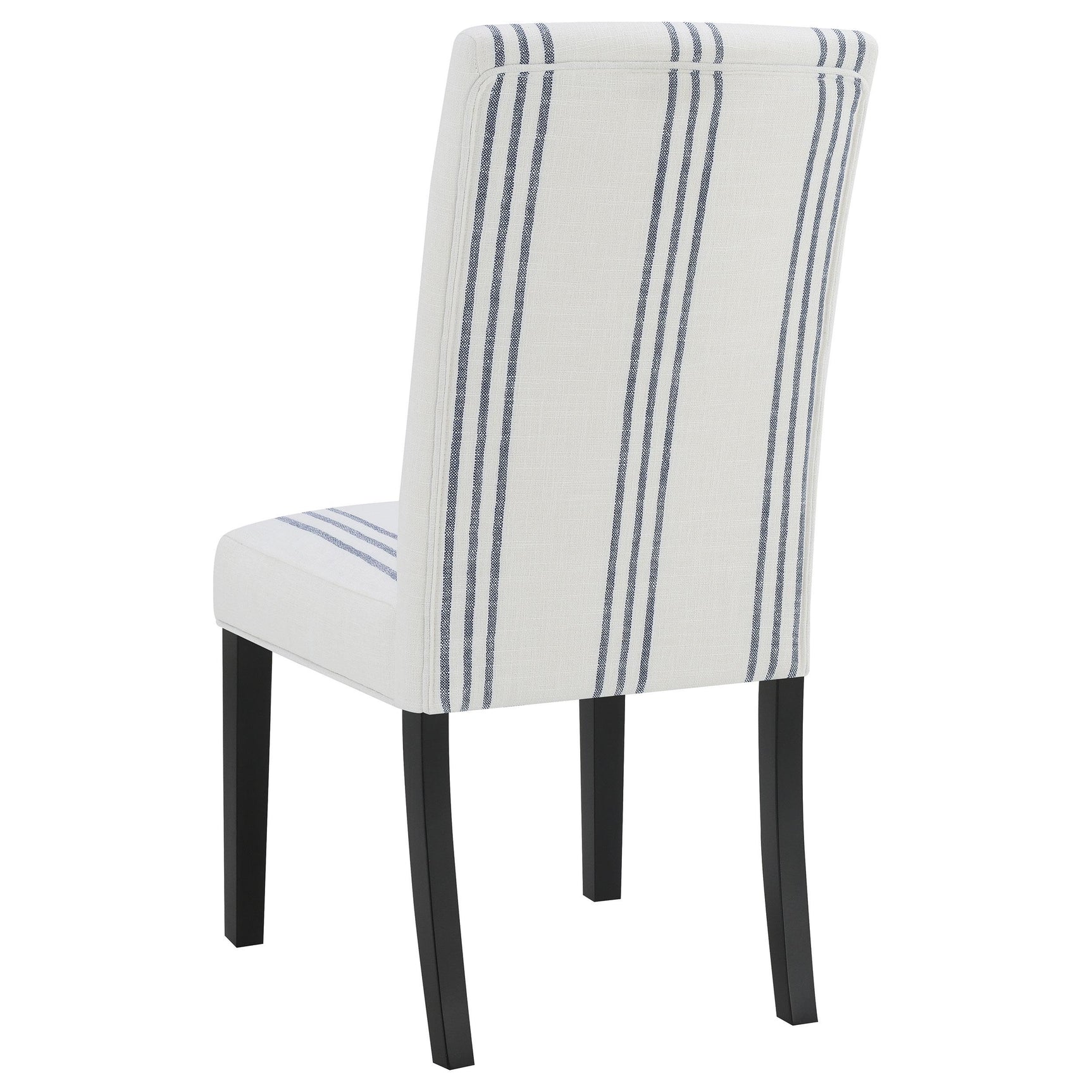 Padded seat and backrest detail of Herran dining chair