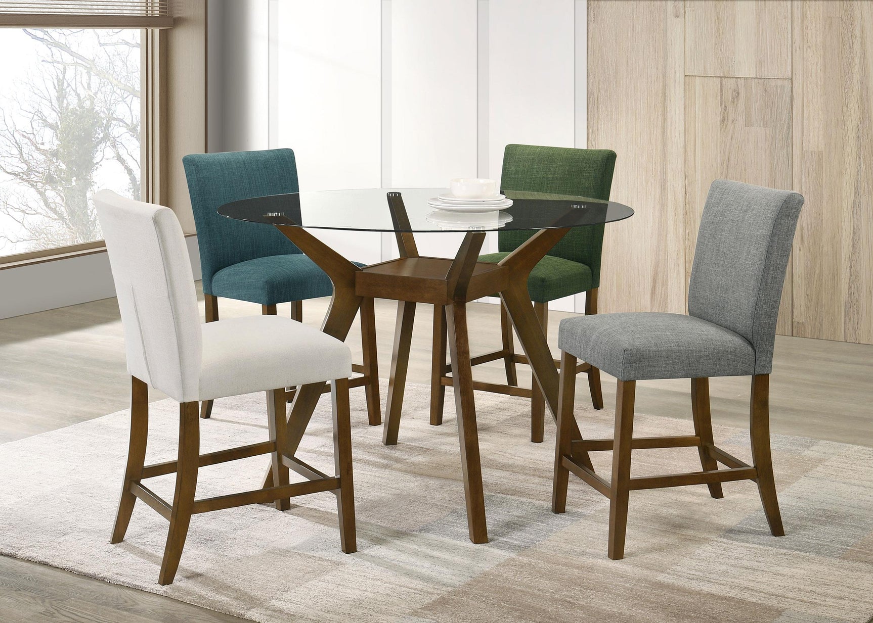 Paxton dining table showing overall profile and design