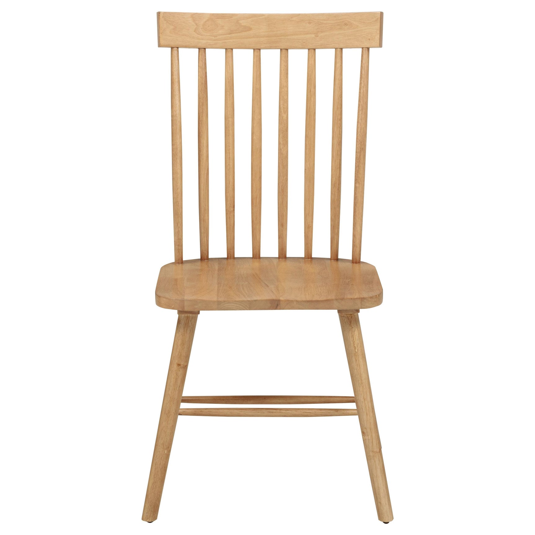 Andrews chair showing angled leg and double stretchers