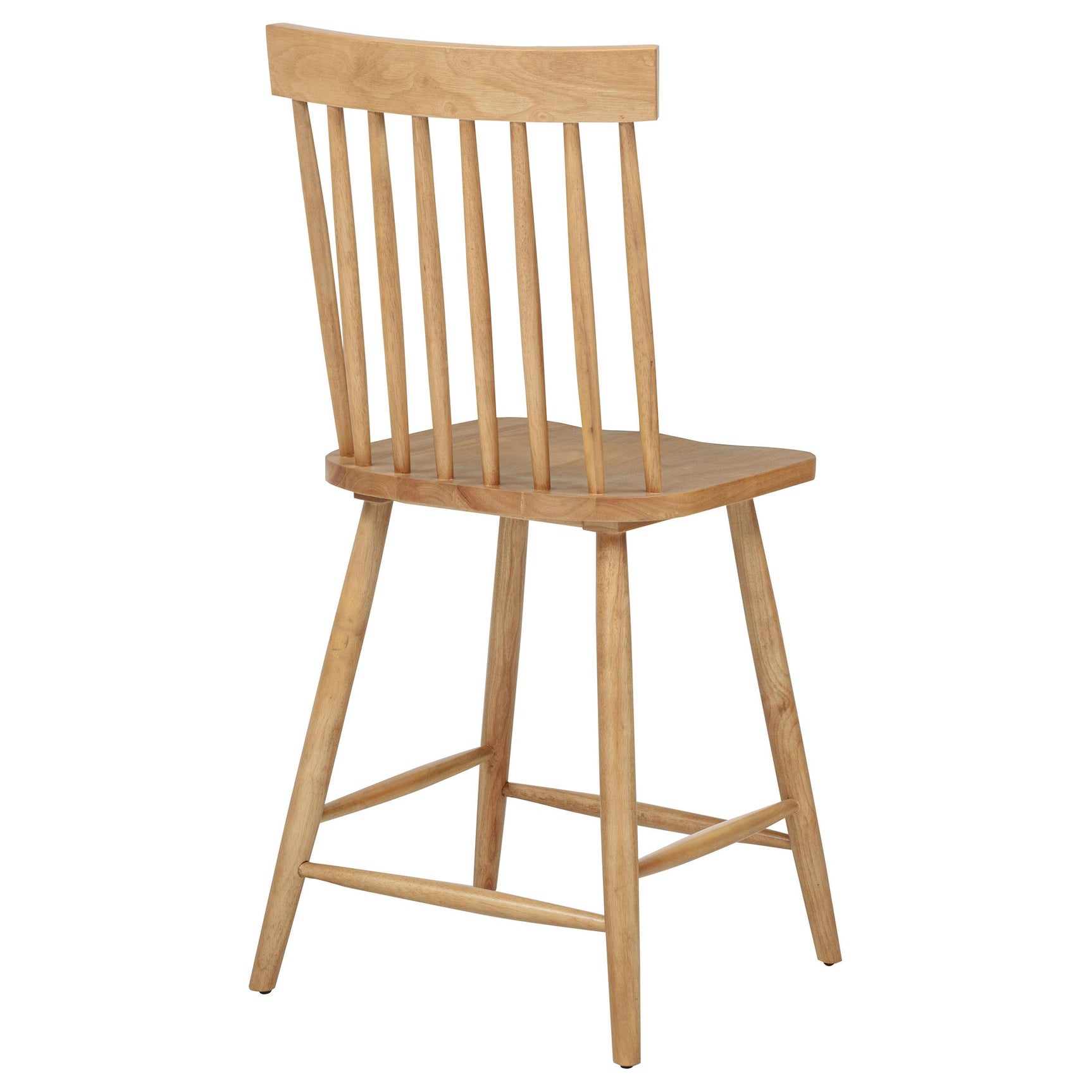 Wood grain detail on Andrews Windsor chair veneer