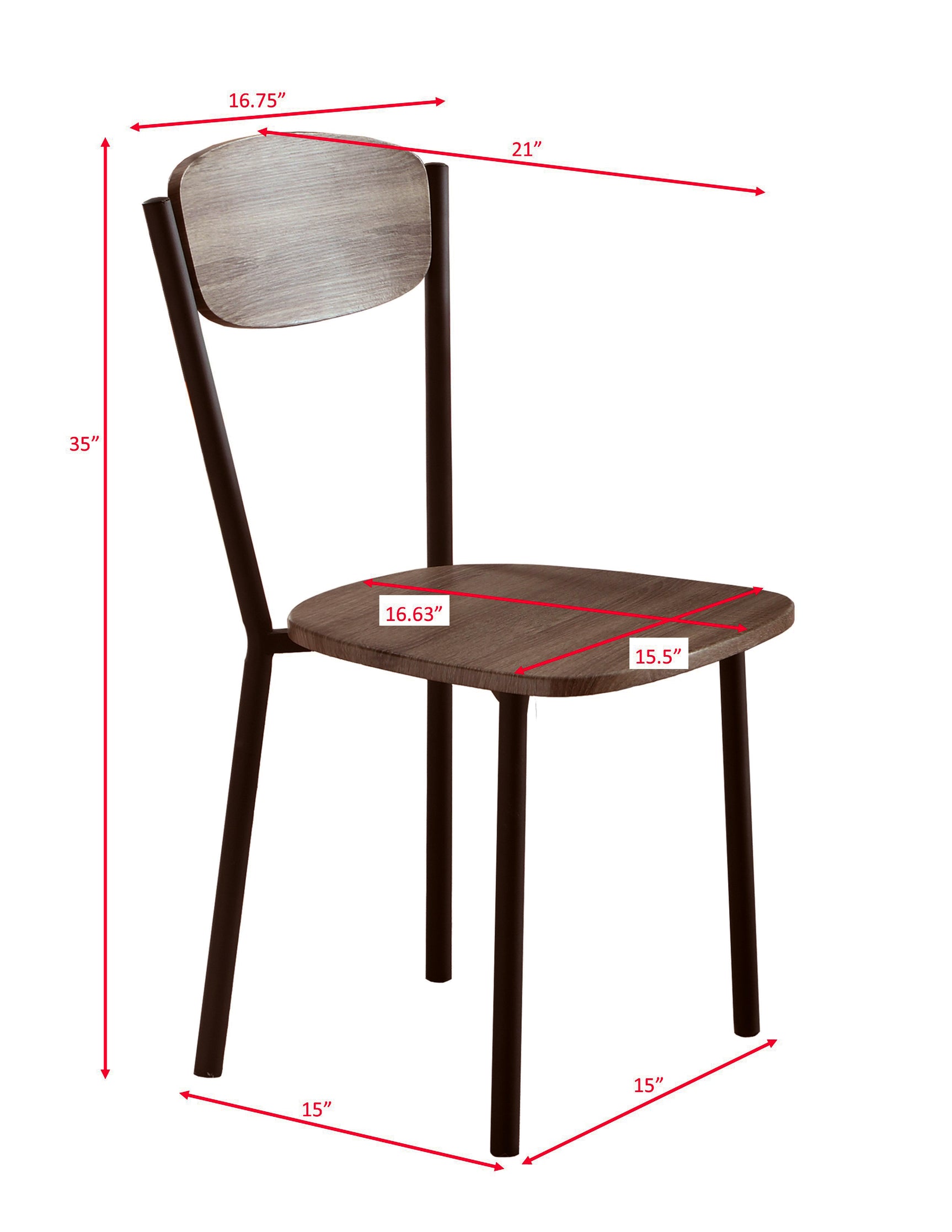 Room setting showing the Blake dining set in black graywash
