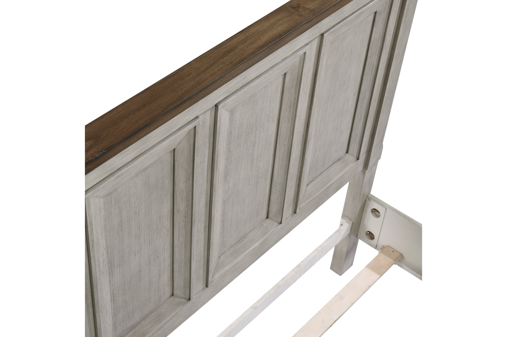 side close-up of Renton Gray king bedroom set