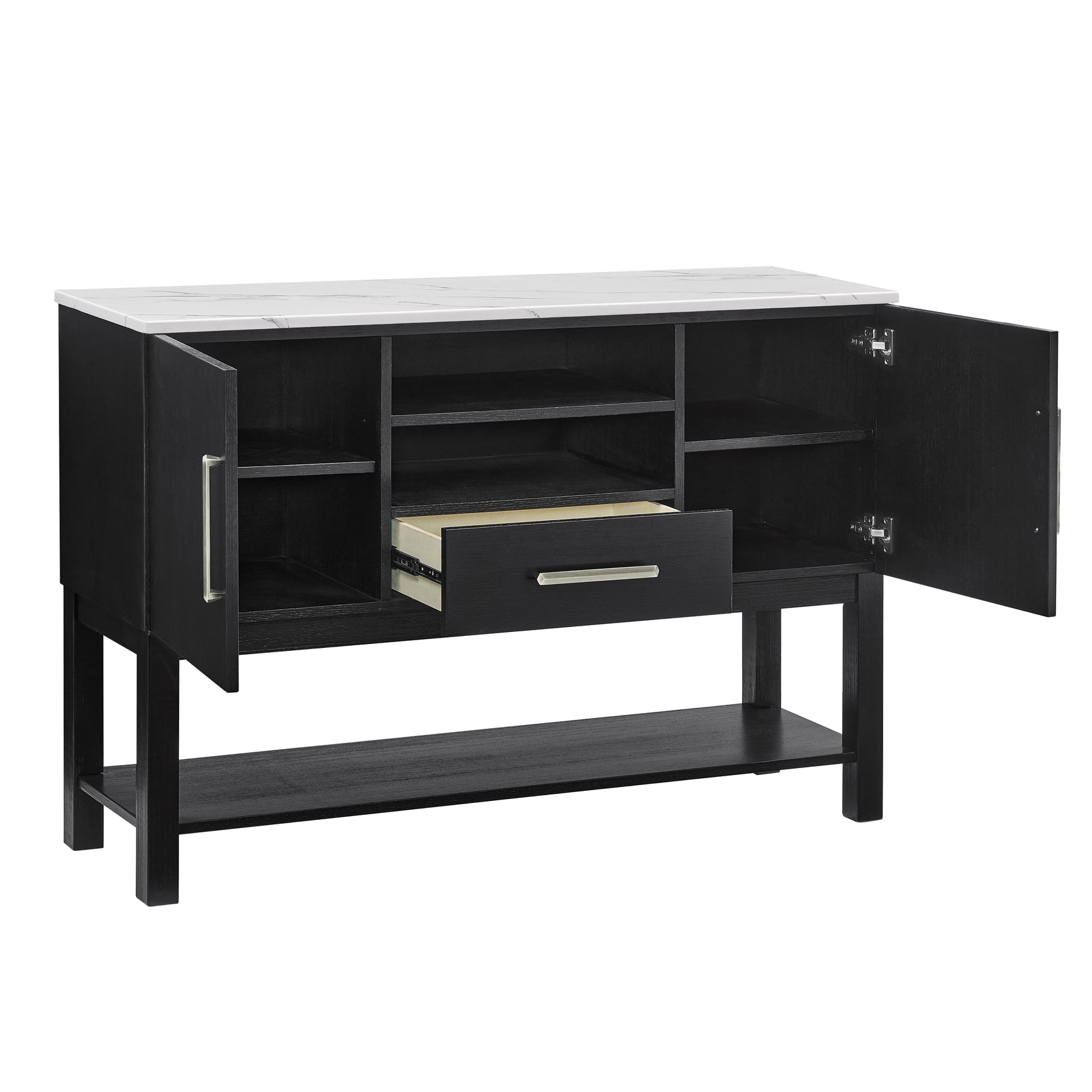 Vance Dark Gray Side Board