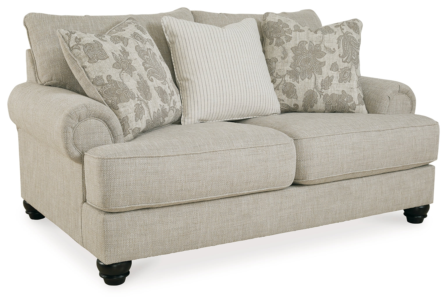 Asanti Fog ottoman angle view