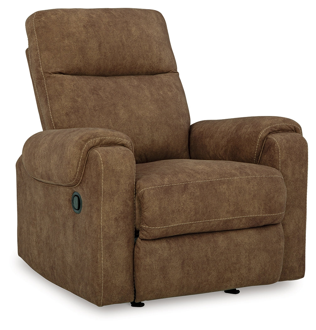 Edenwold Brindle Chenille Recliner chair side view