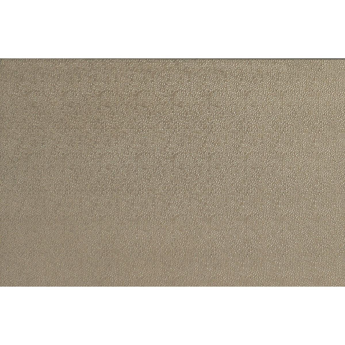 Champagne metallic finish close-up on storage footboard