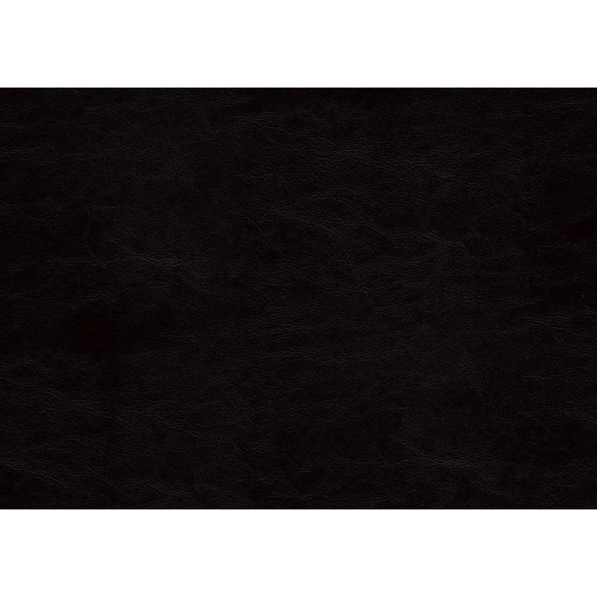 Black faux leather swatch for Seabright twin bed upholstery