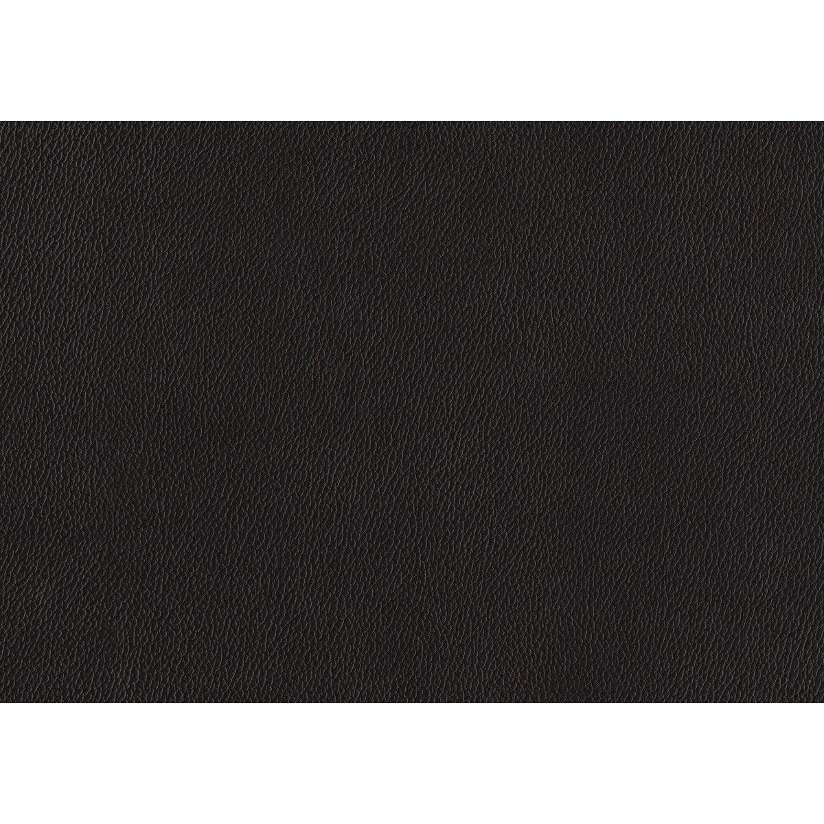 Seabright King Panel Bed brown faux leather fabric swatch
