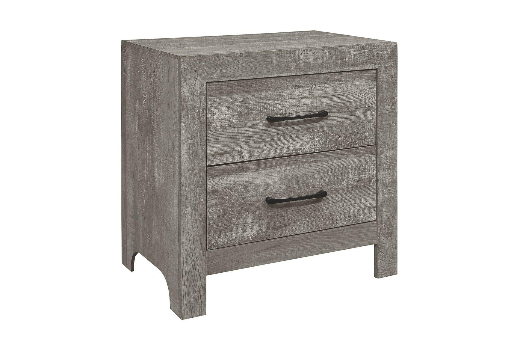 Corbin Gray Panel Bedroom Set nightstand side view