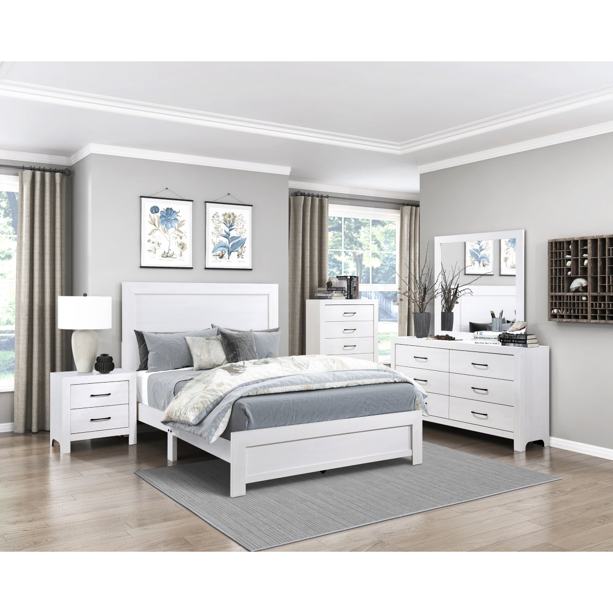 Packaged box of Tereza King Panel Bed