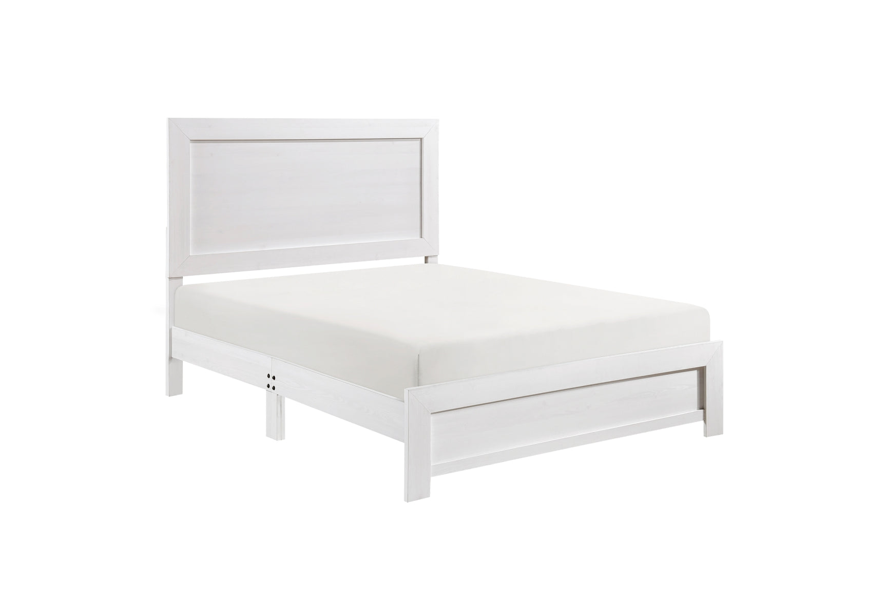 Corbin White Panel Bedroom Set close-up of panel design