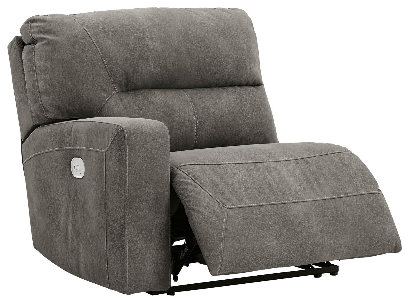 Next-Gen Durapella Slate 5-Piece Power Reclining Sectional full view