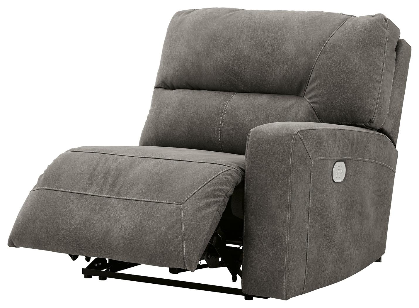 Next-Gen Durapella Slate 5-Piece Power Reclining Sectional full view