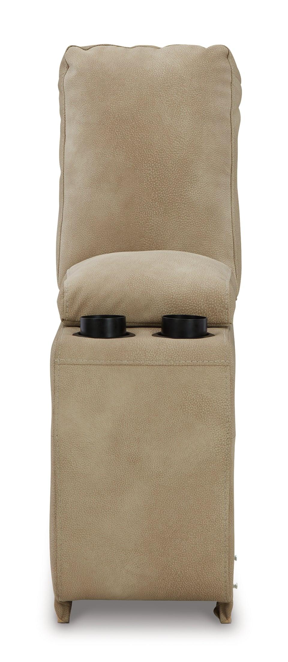 Armless chair modular piece