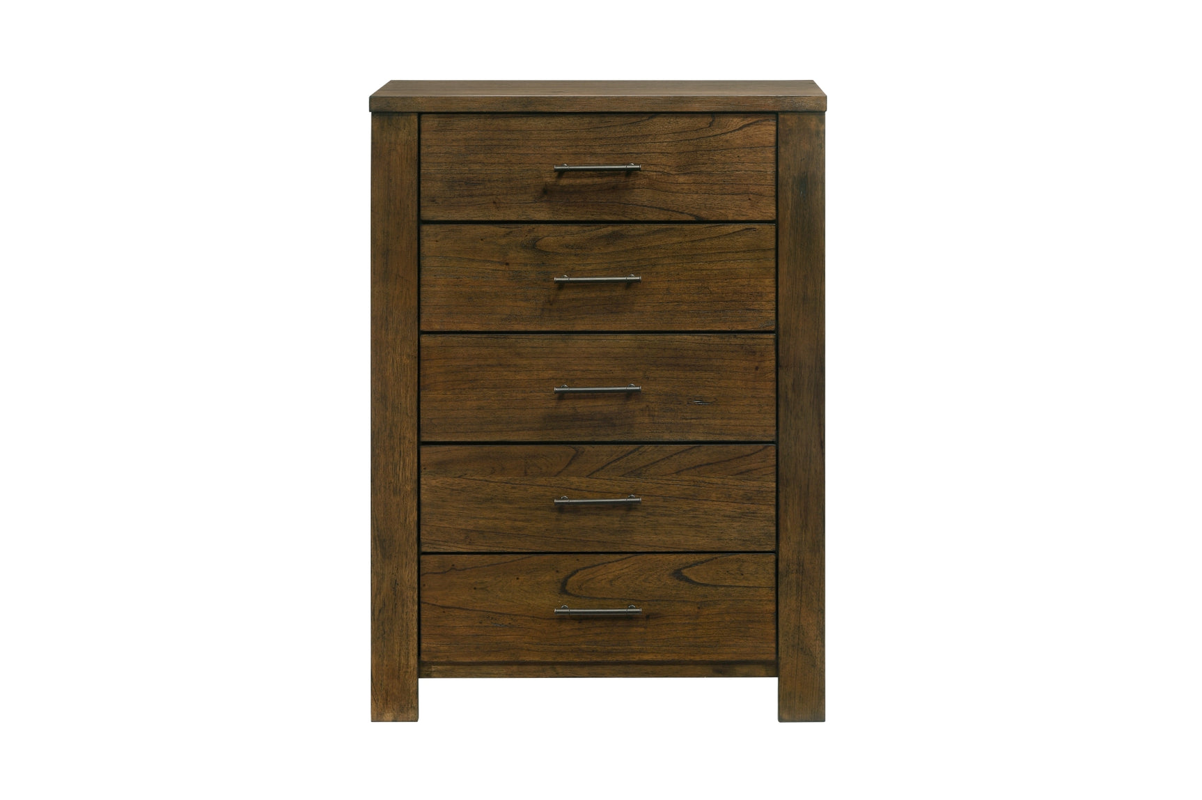 Sullivan dark brown platform bedroom set with bookcase storage