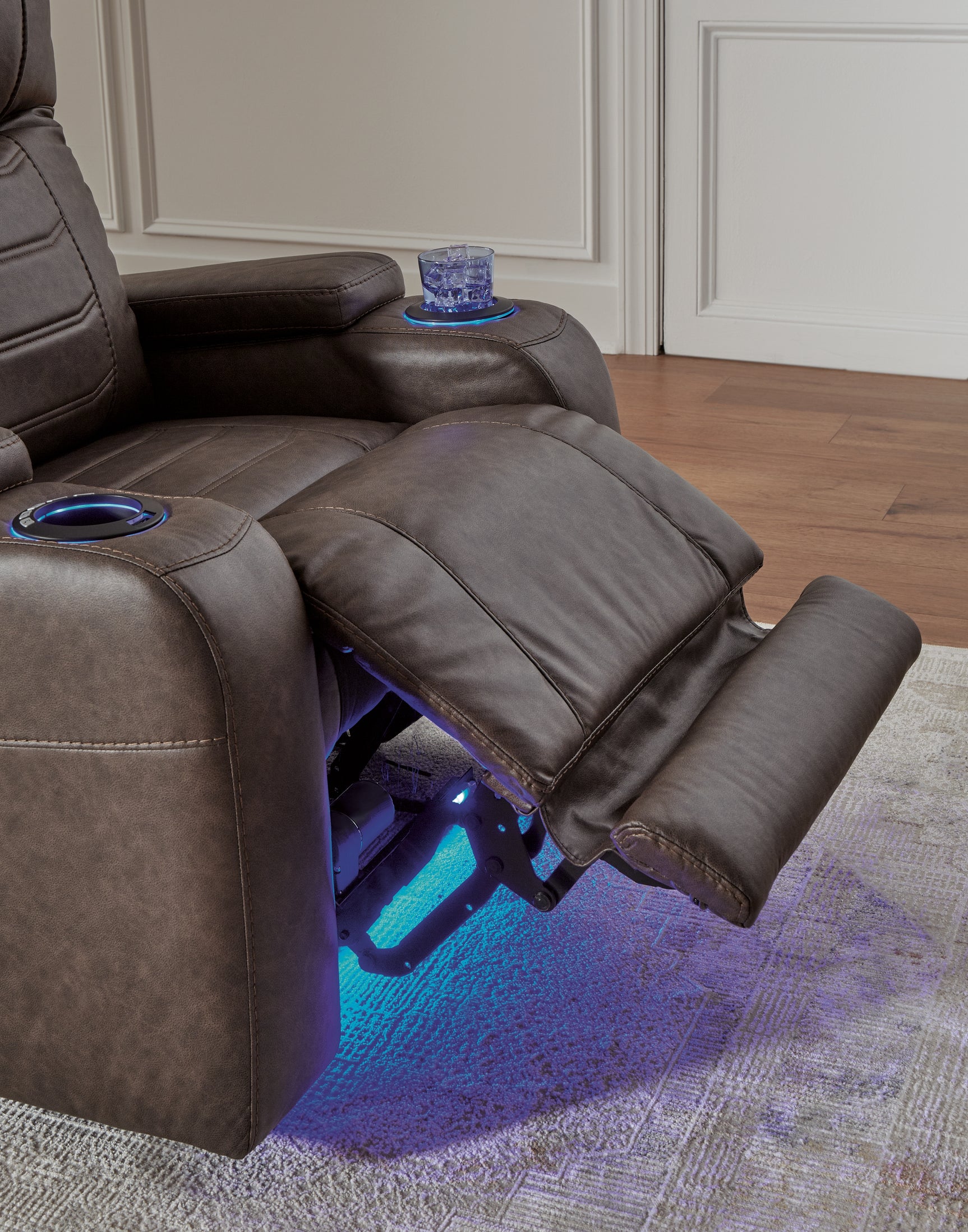 extended footrest of Schooner Rocks recliner