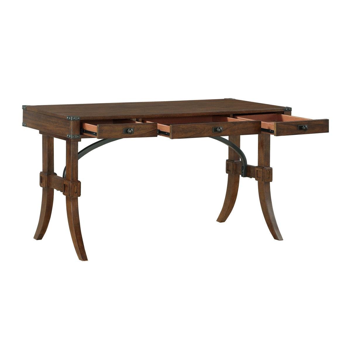 Frazier Park Writing Desk with Drawers Open
