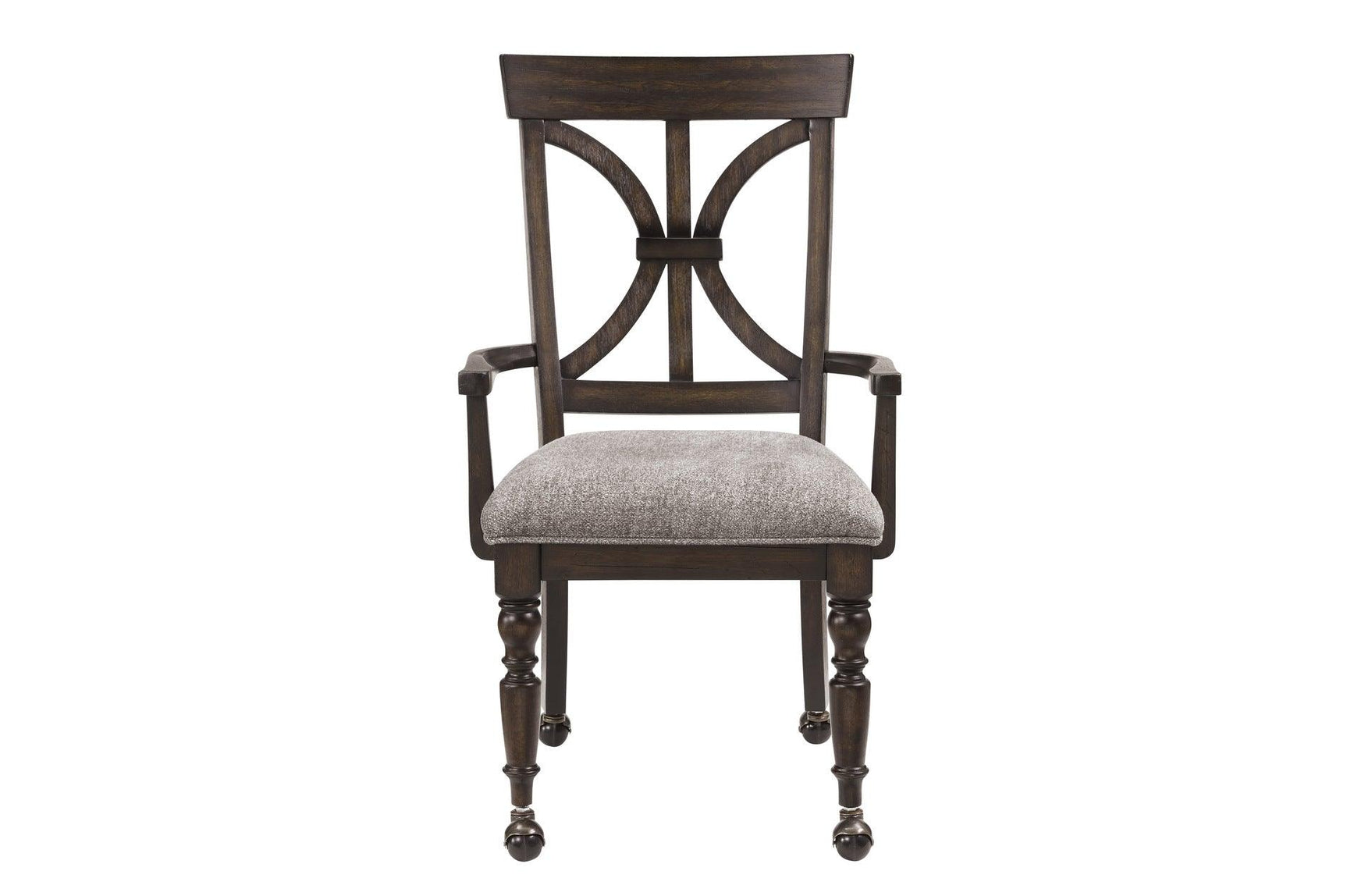 Cardano Charcoal Writing Desk studio front view