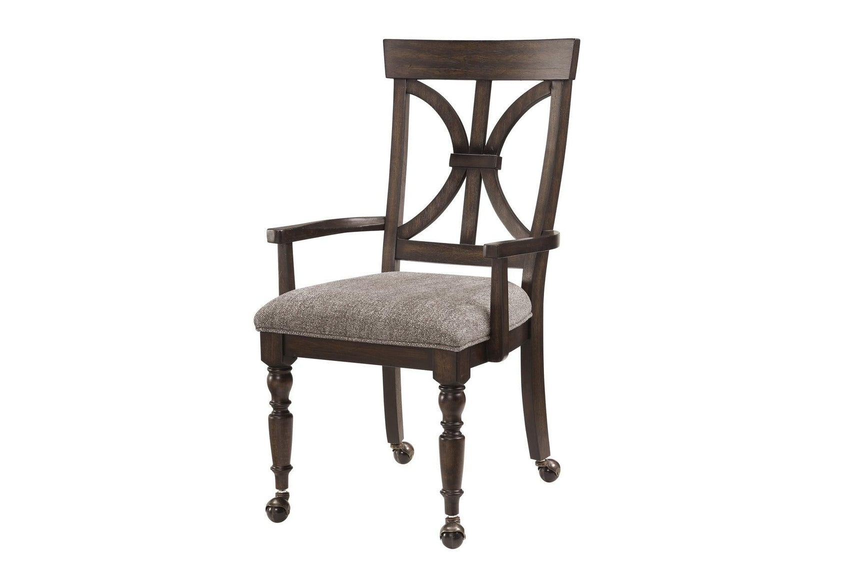Cardano Charcoal Writing Desk side profile