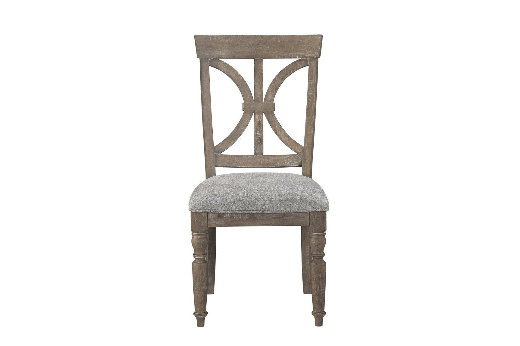 Cardano Side Chair in light brown acacia finish