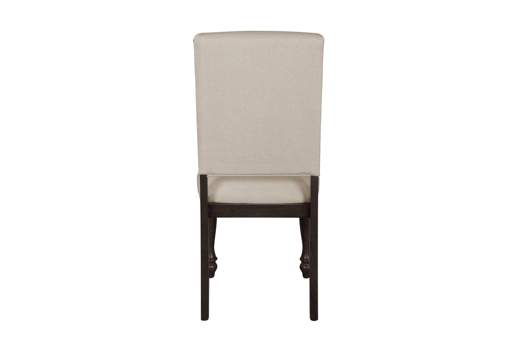 Another room angle of Begonia gray brown fabric dining set