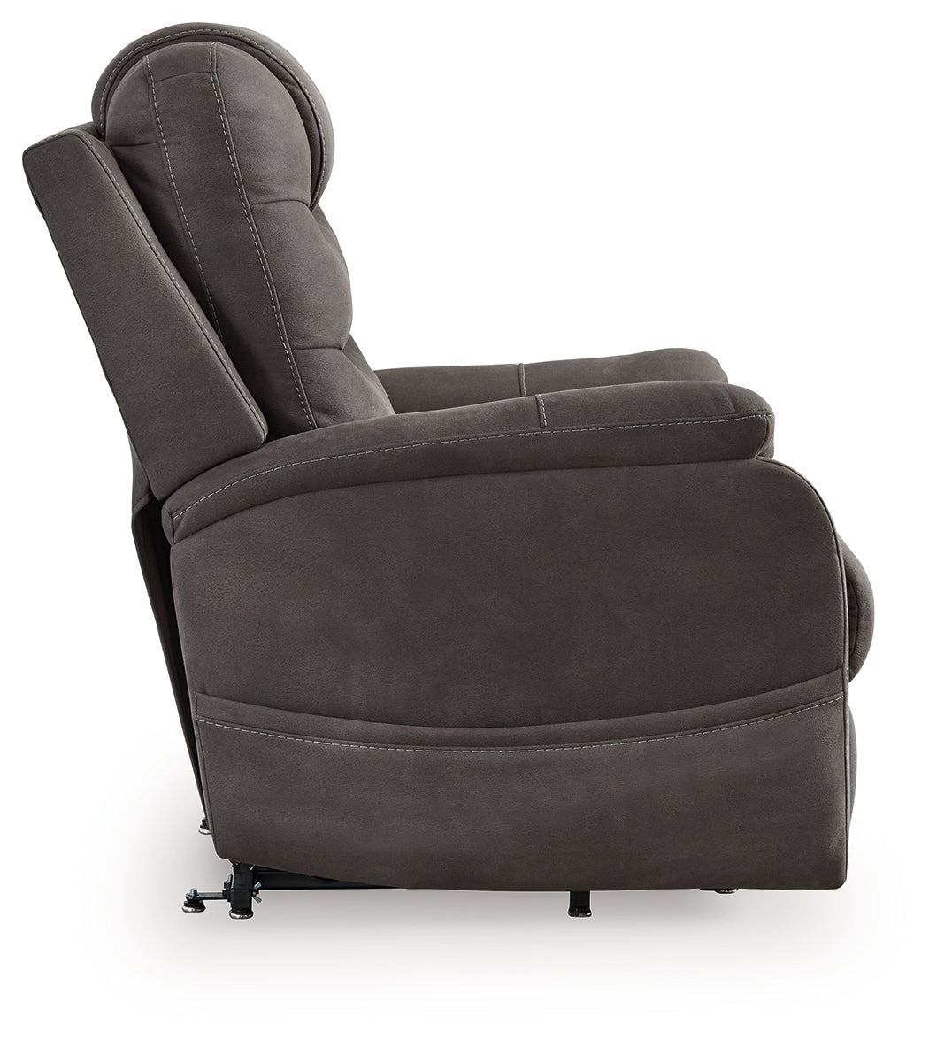 Side view of Snowfield Power Lift Recliner