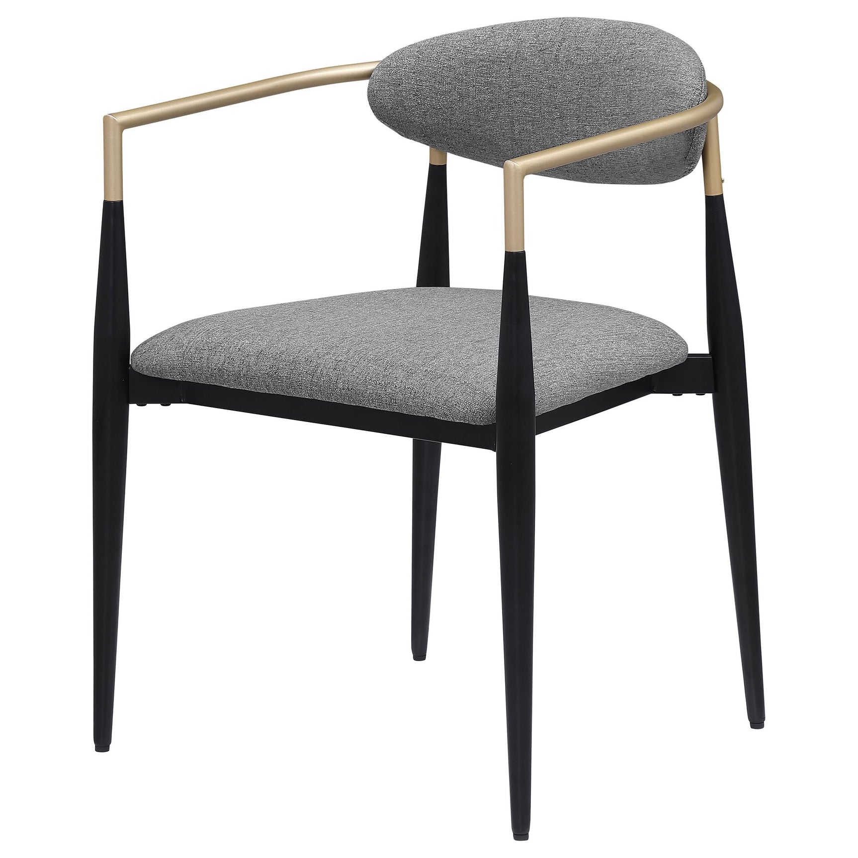 View of chair legs with leveler plastic glides