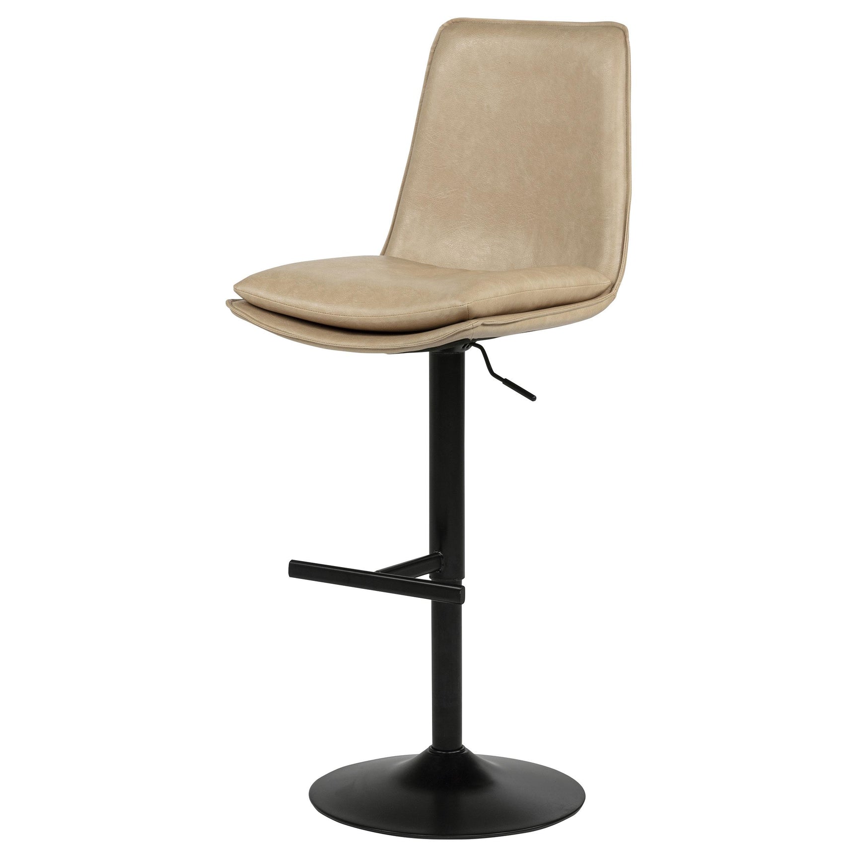 Swivel mechanism detail on Eldridge bar stool