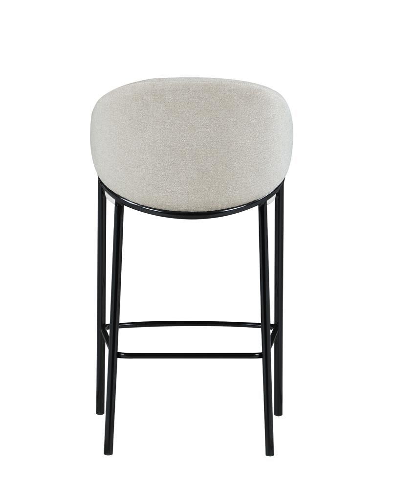 Bar Stool Showing Metal Frame and Levelers