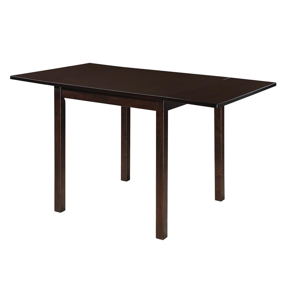 Kelso Rectangular Dining Table With Drop Leaf Cappuccino - Ella Furniture