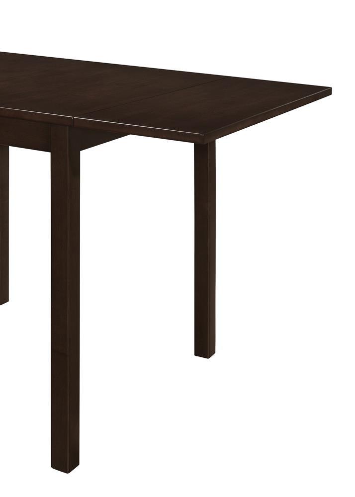 Kelso Rectangular Dining Table With Drop Leaf Cappuccino - Ella Furniture