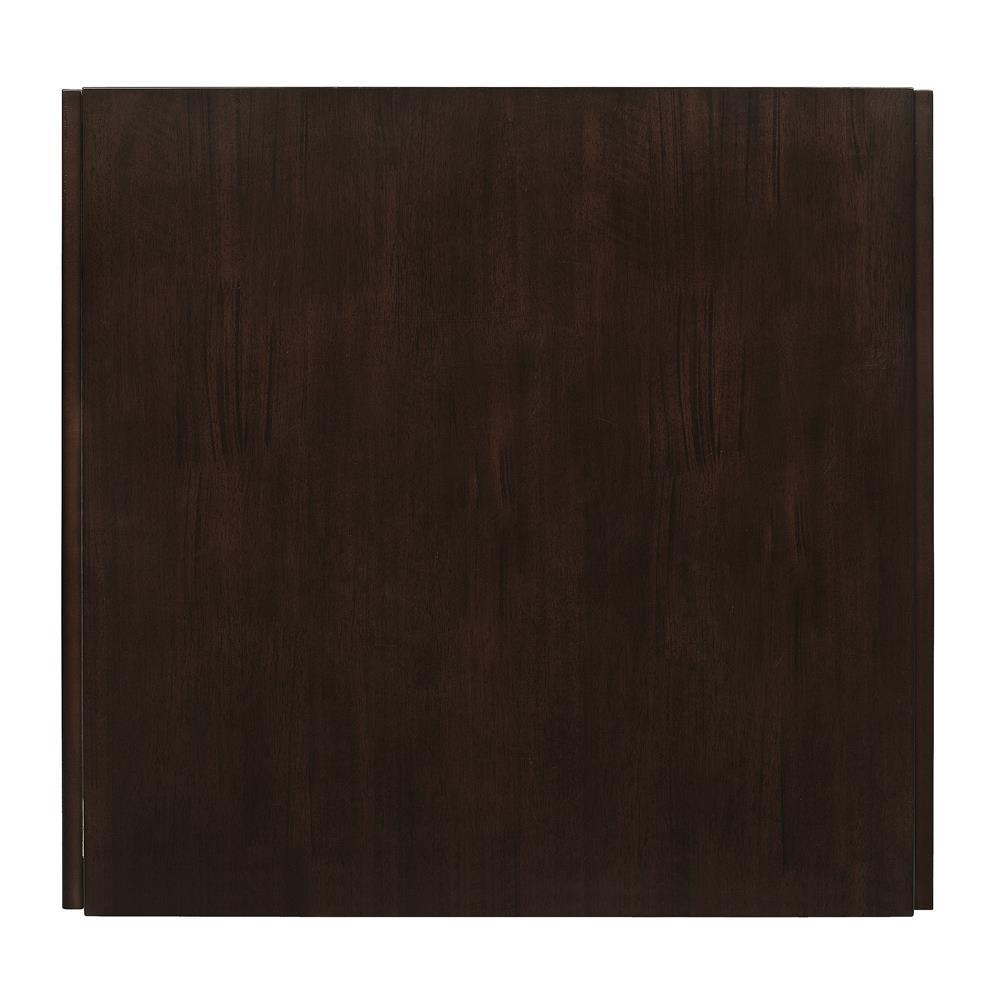 Kelso Rectangular Dining Table With Drop Leaf Cappuccino - Ella Furniture