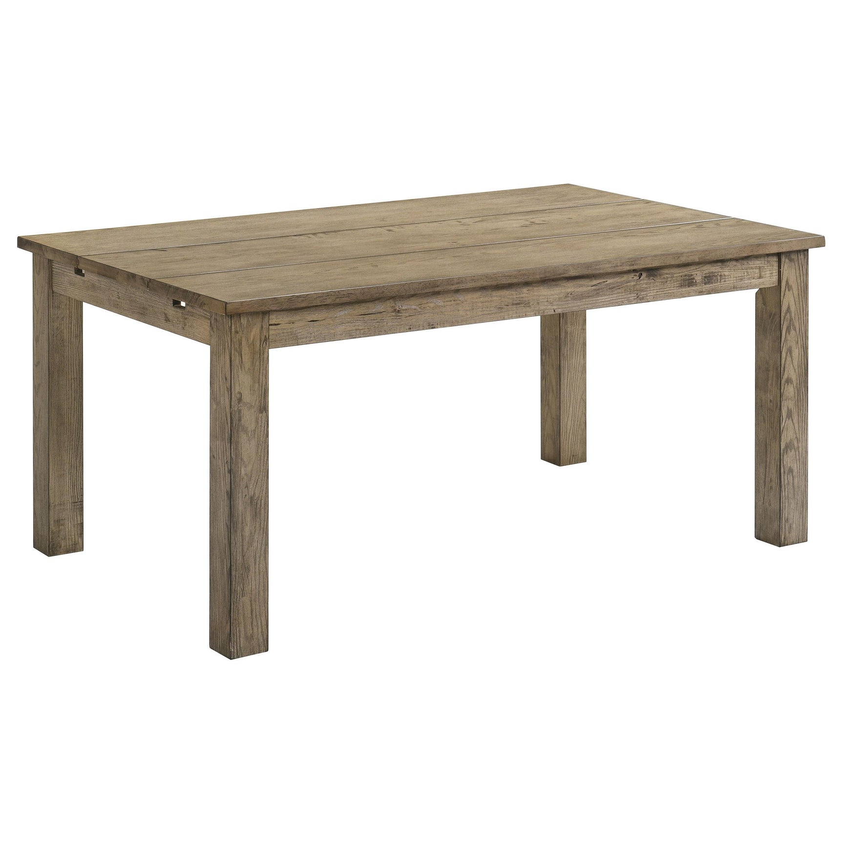 Cardova table corner detail with square edge