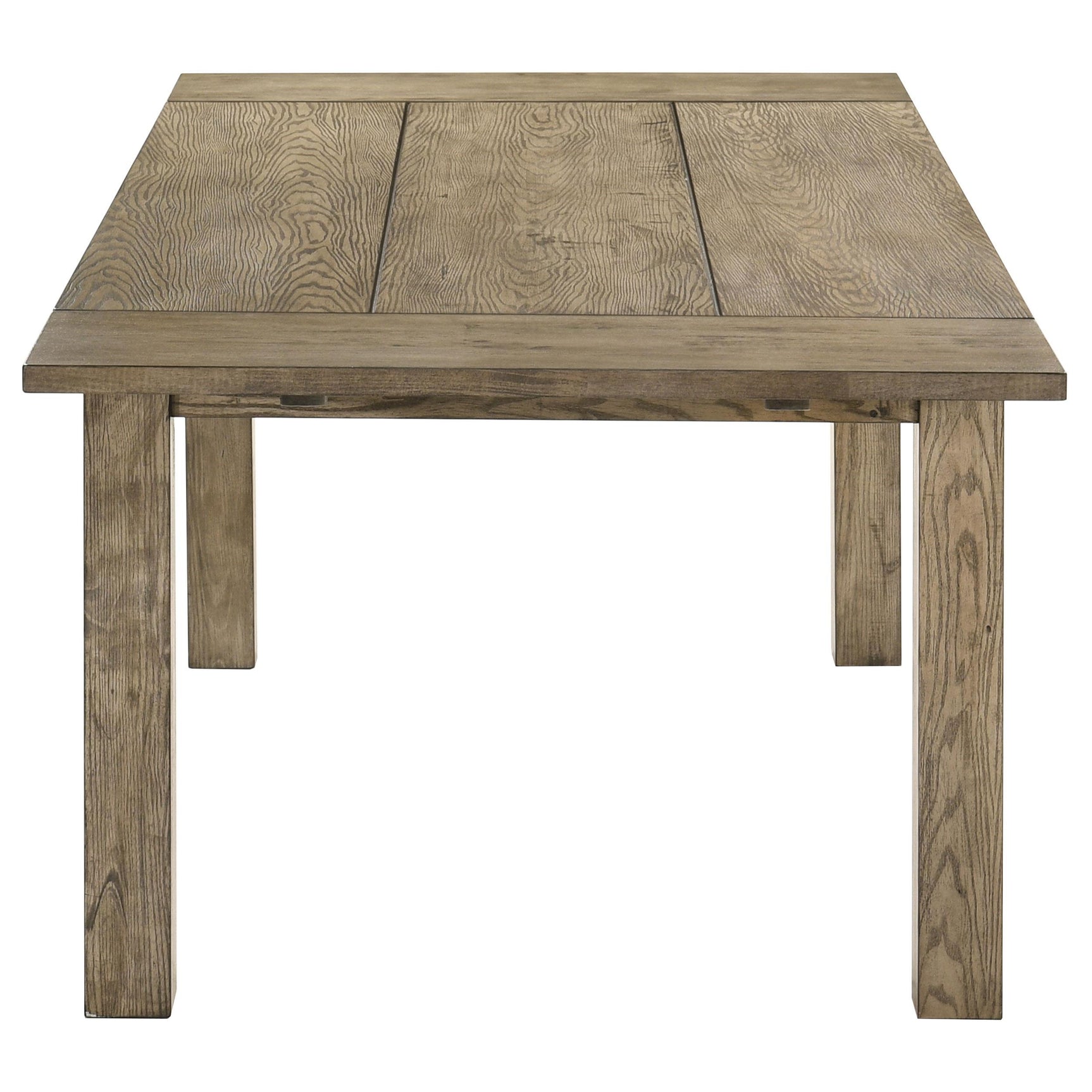 Cardova dining table with two leaves removed