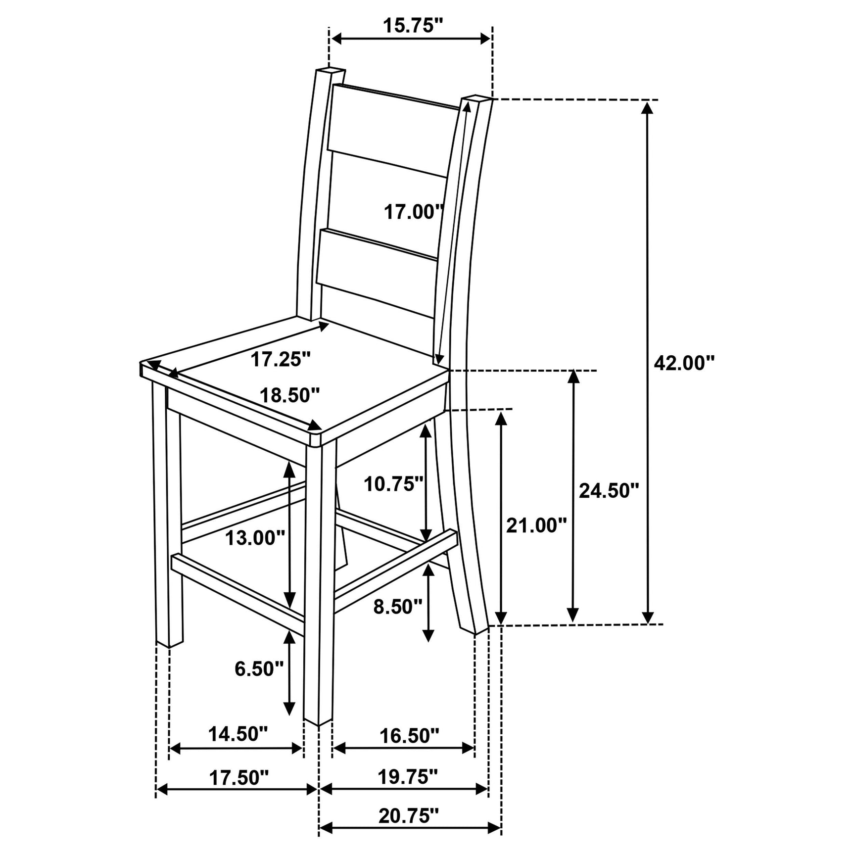Cardova Chair set of 2 side by side