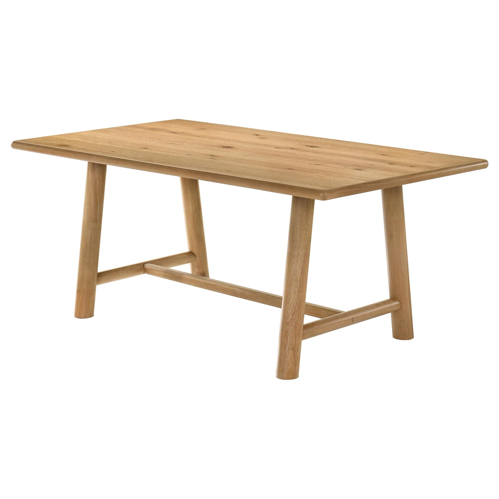 Table edge detail with quarter-round profile