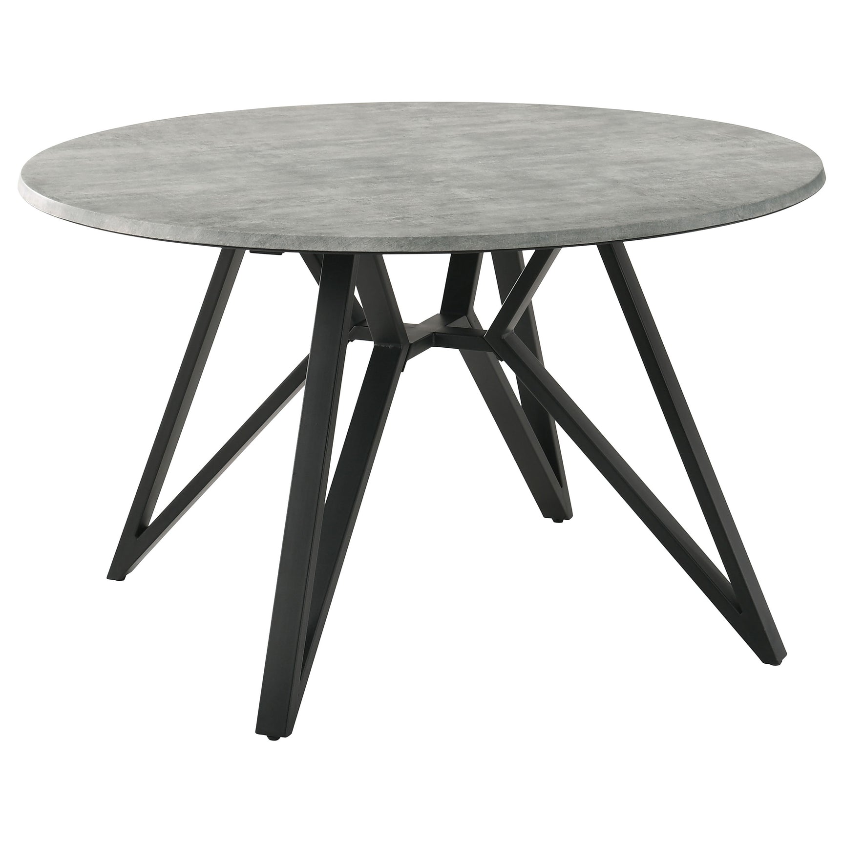 Neil Gray Round Dining Room Set Concrete detail view