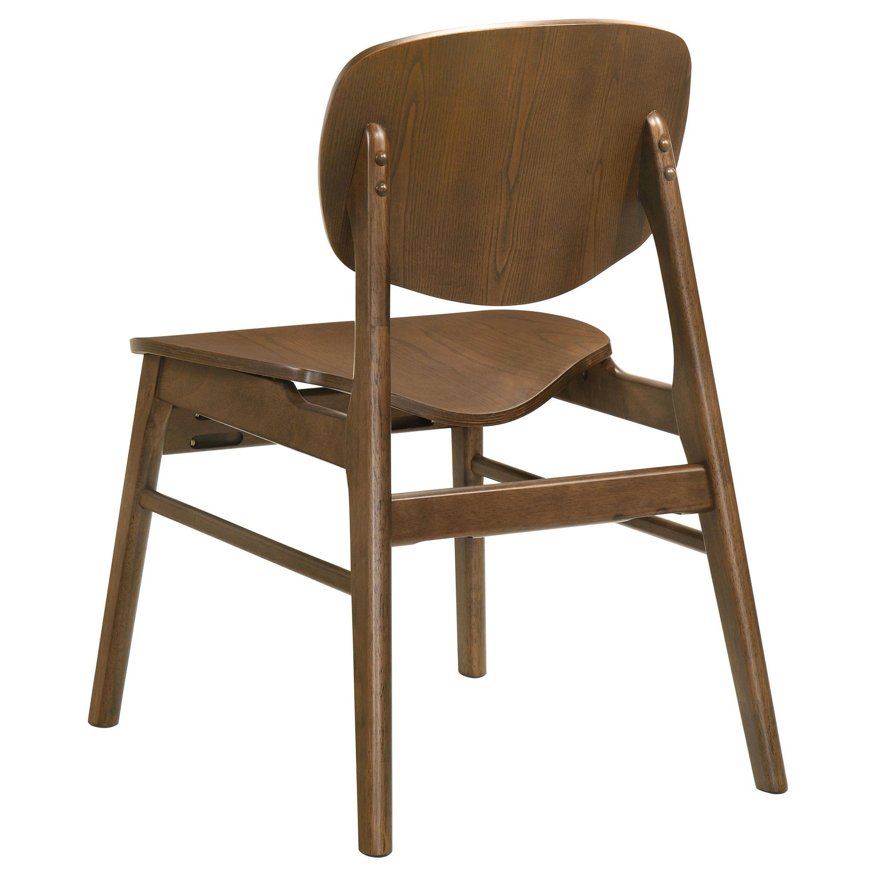 Set of two Benford dining side chairs shown from side