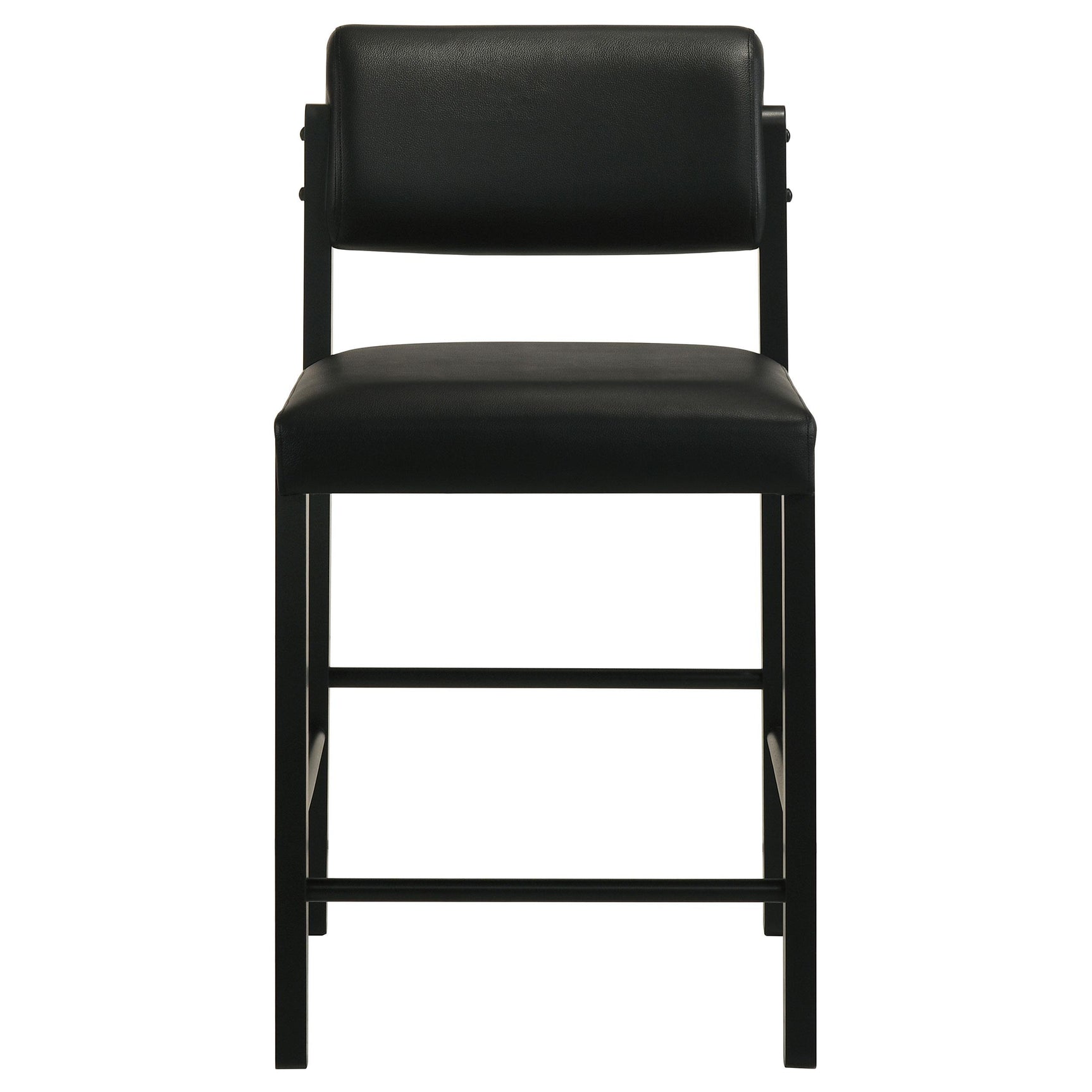 Kehoe black counter height chair side view