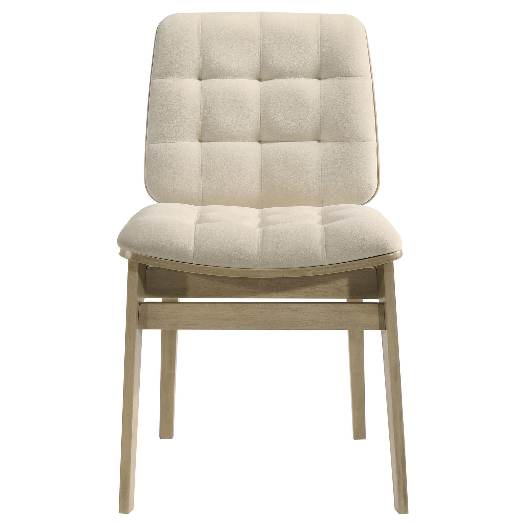 Natural oak tapered legs of Redbridge chair