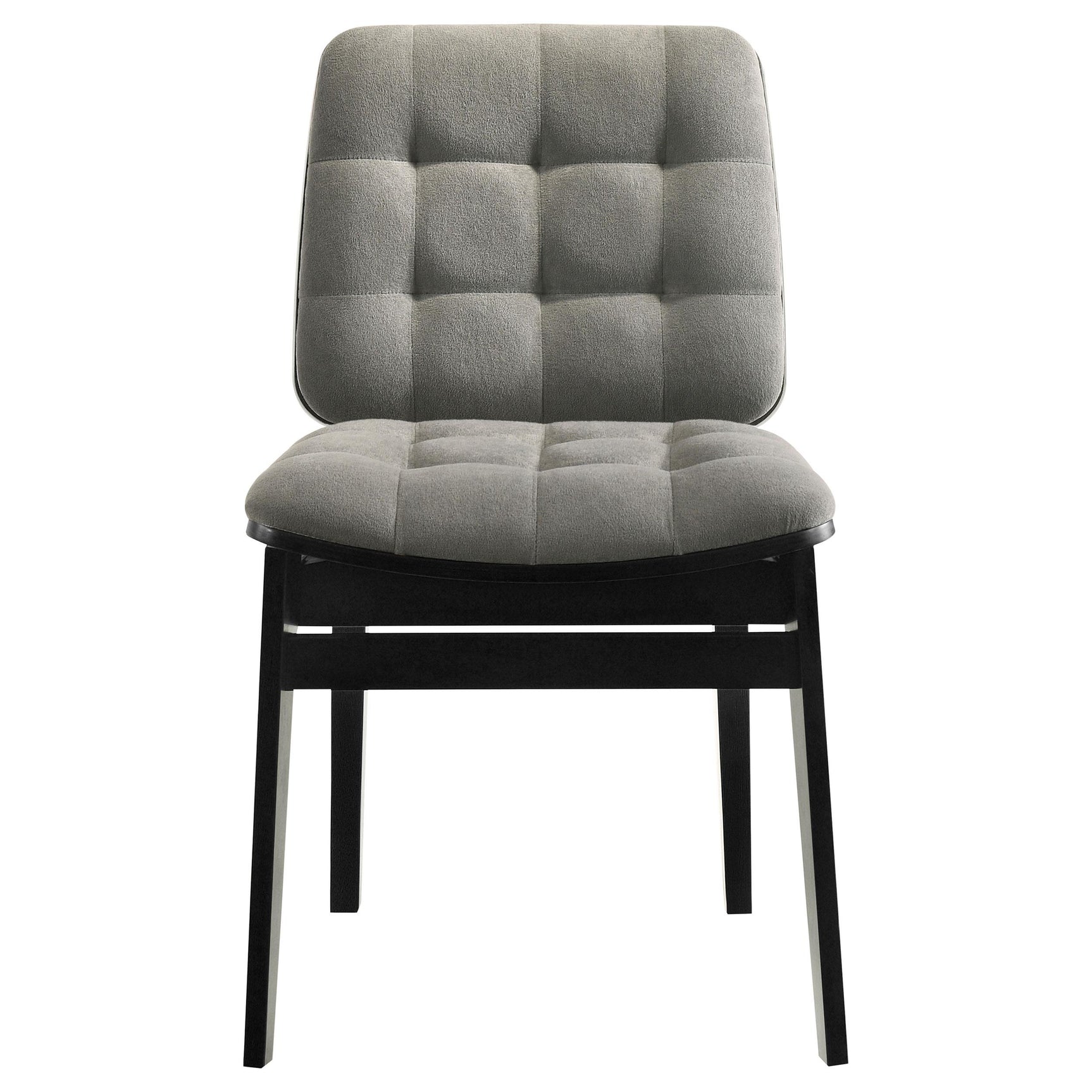 Redbridge chair back showing squared upholstered back with rounded corners