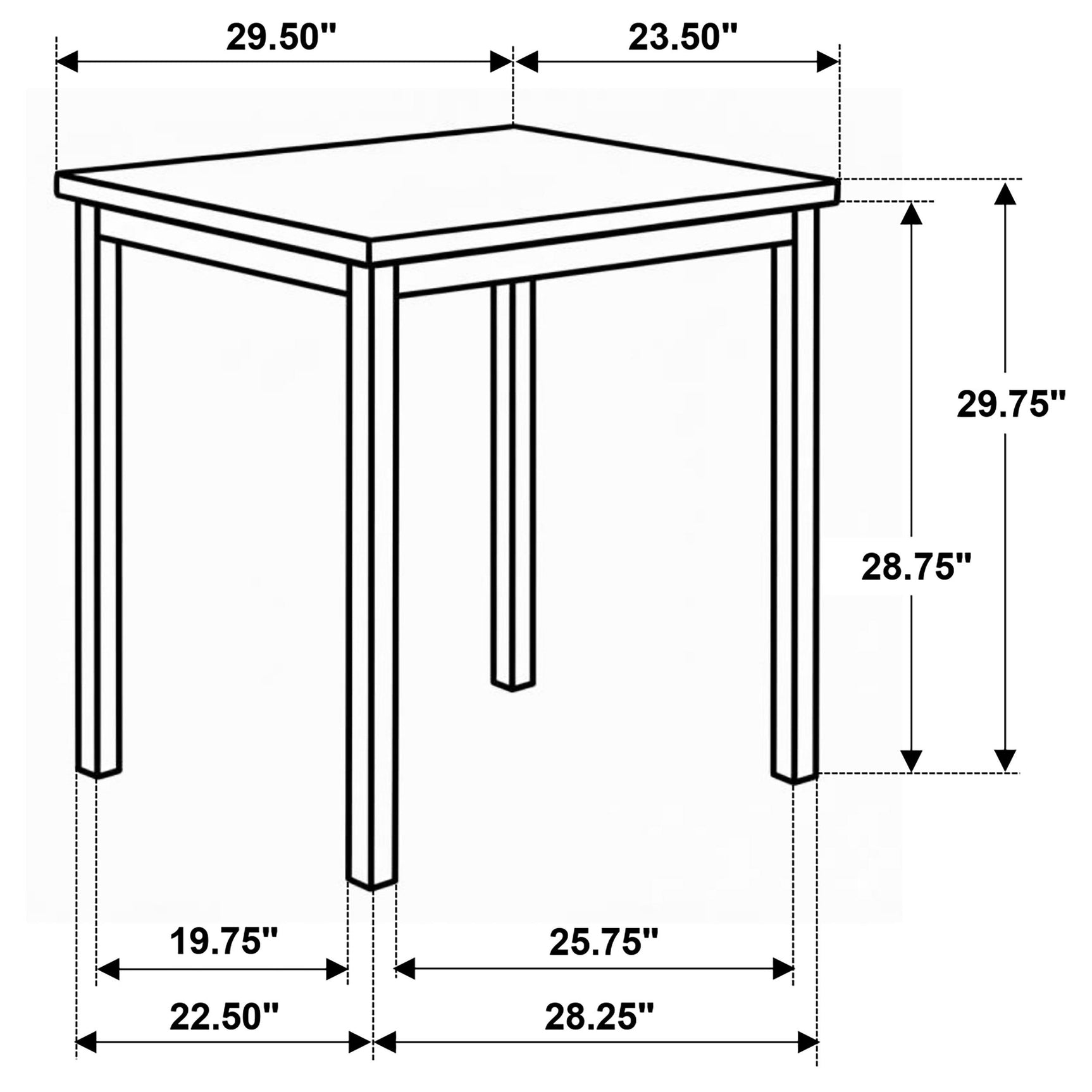 Garza dining table in room setting