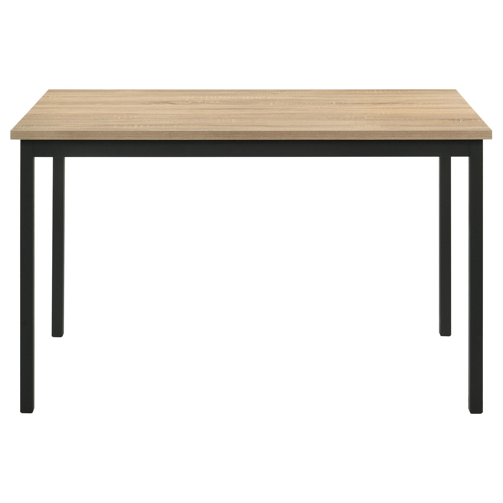 Close-up of greige oak melamine veneer top