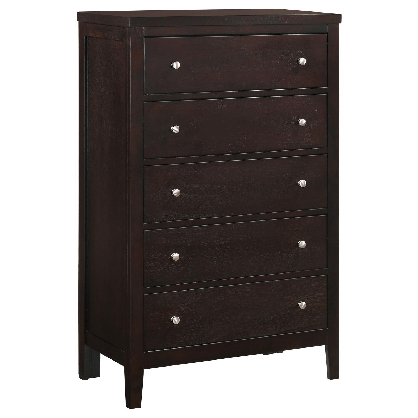 Carlton Chest drawer detail with metal knobs