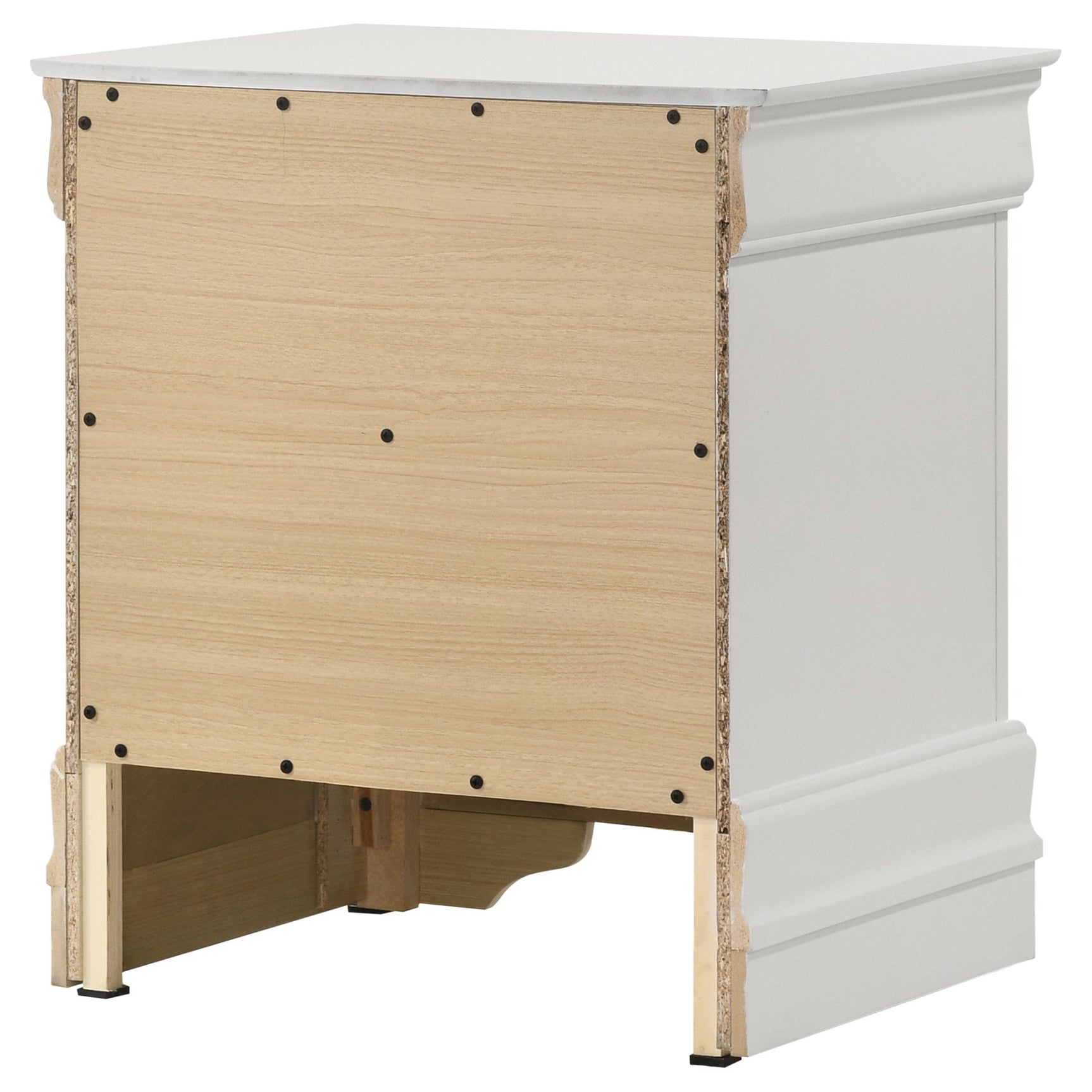 Drawer interior and joinery detail